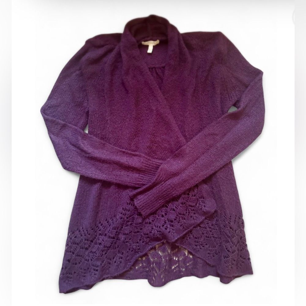Delia’s Purple Women's Cardigan Sweater